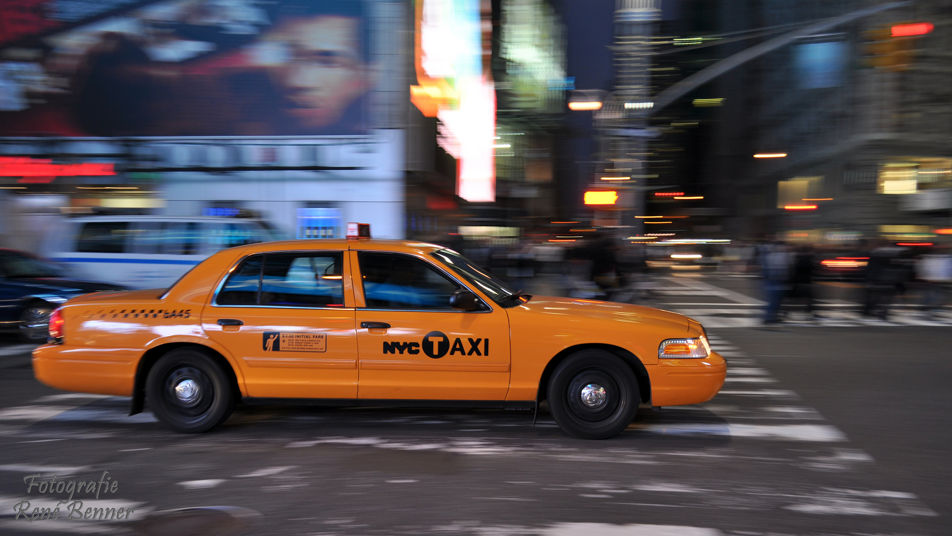 The yellow Taxi