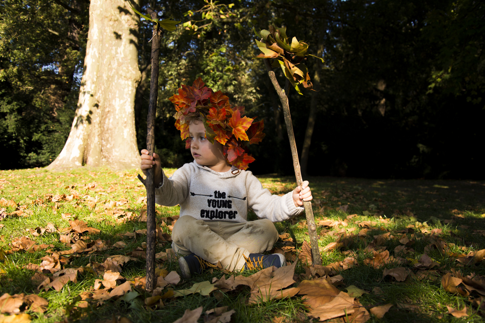 The young explorer