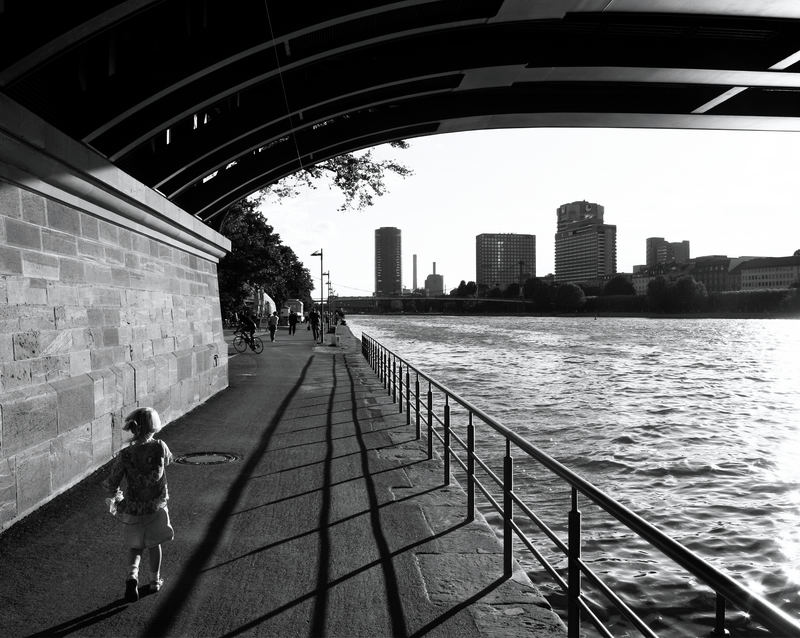 the young girl and the bridge