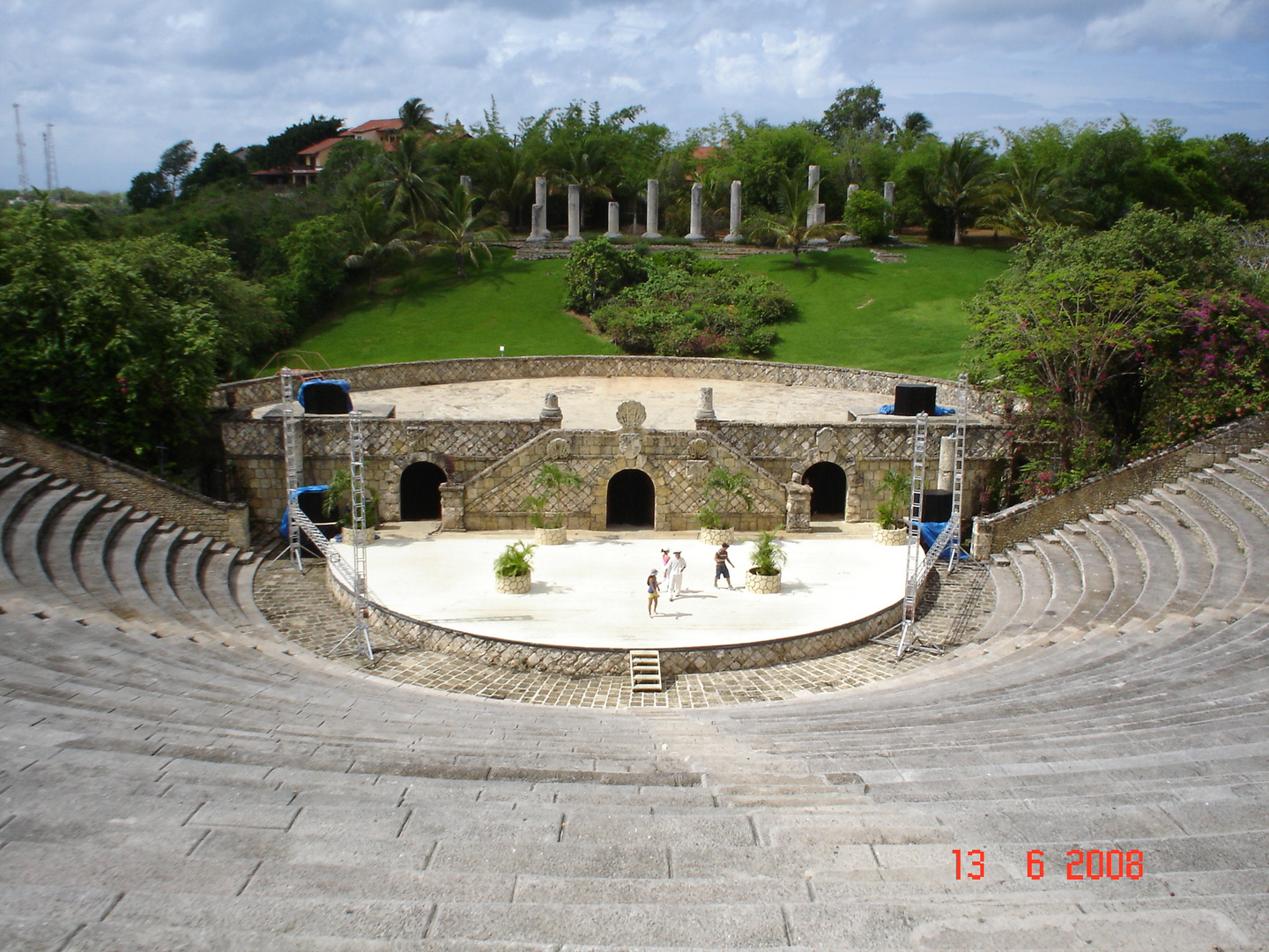 Theater Bühne auf der Dom. Rep.