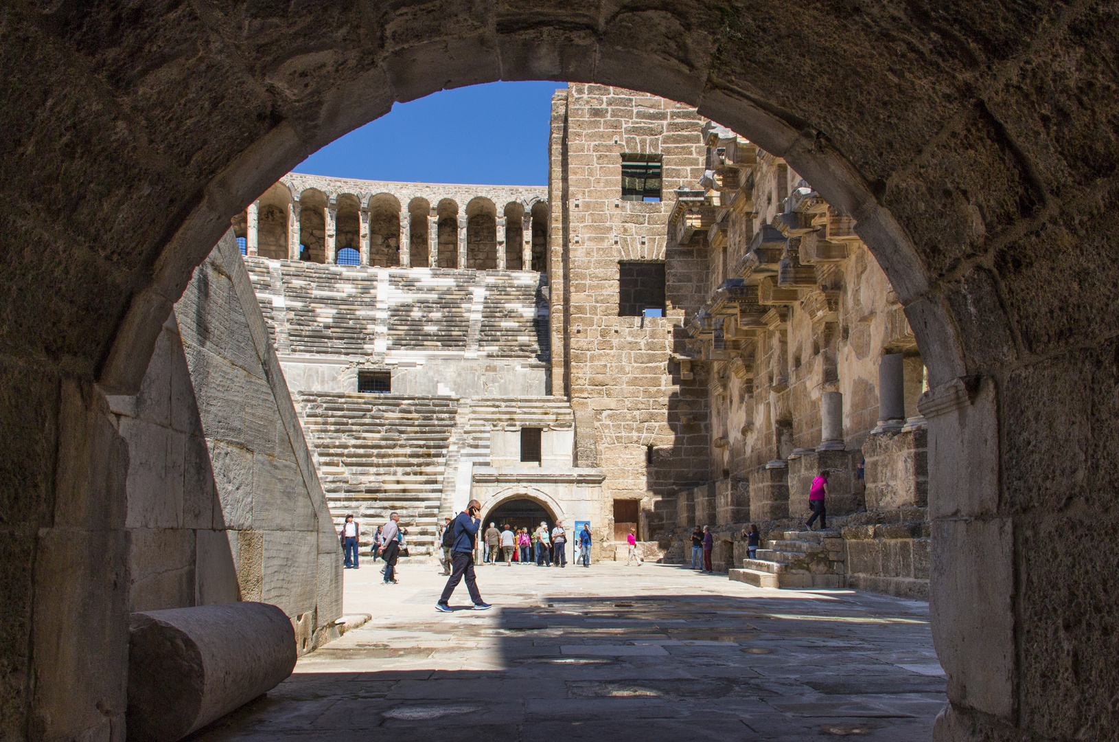 Theater von Aspendos Bühne