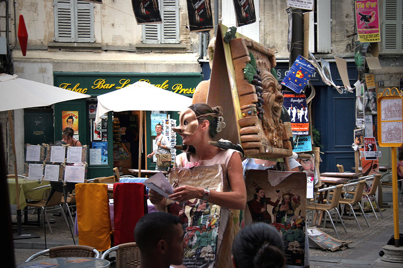 Theaterleute in Avignon