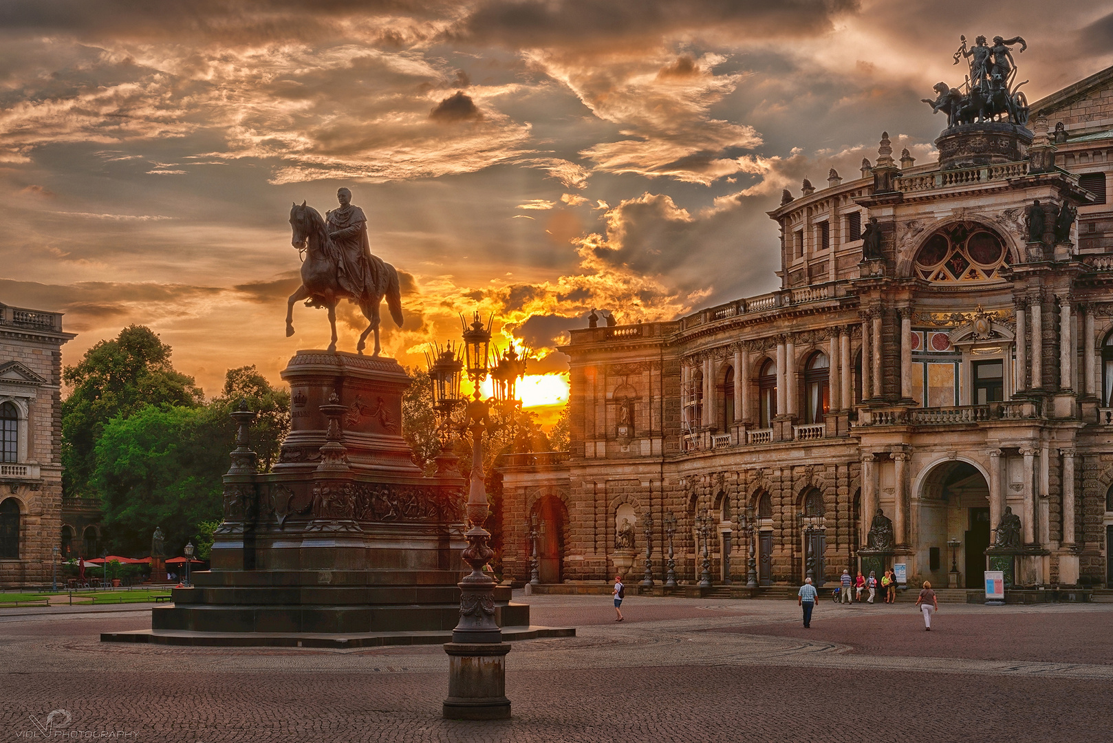 Theaterplatz in Dresden