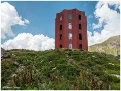 Theaterturm auf dem Julierpass (Graubünden/Schweiz)