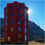 Theaterturm auf dem Julierpass  |  Sonntag mit Sonne