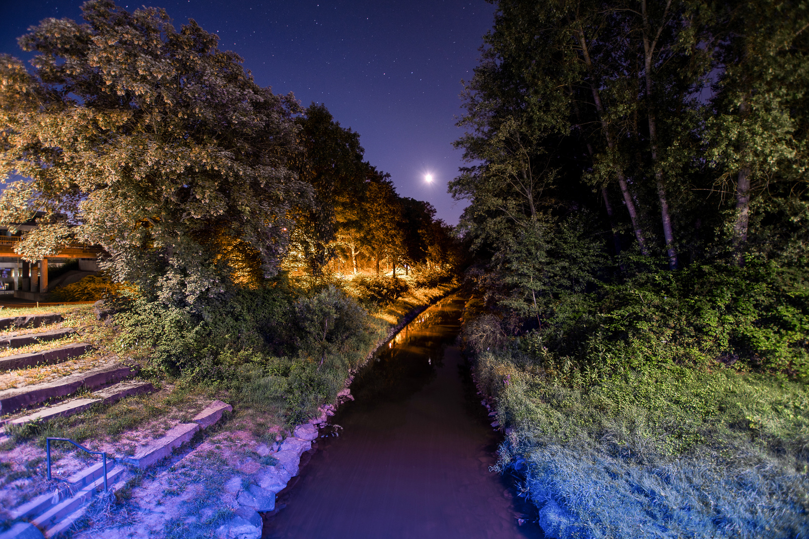 Theel bei Nacht (Lebach,Saarland)