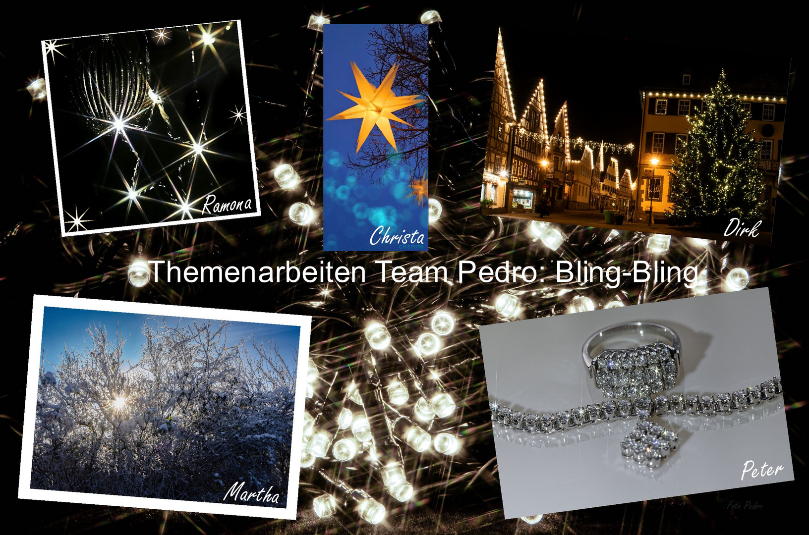 Themenarbeiten Team Pedro: Bling-Bling 