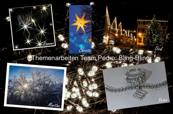 Themenarbeiten Team Pedro: Bling-Bling