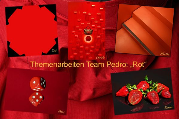 Themenarbeiten Team Pedro: "Rot"