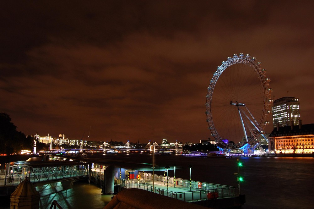 Themse & London Eye