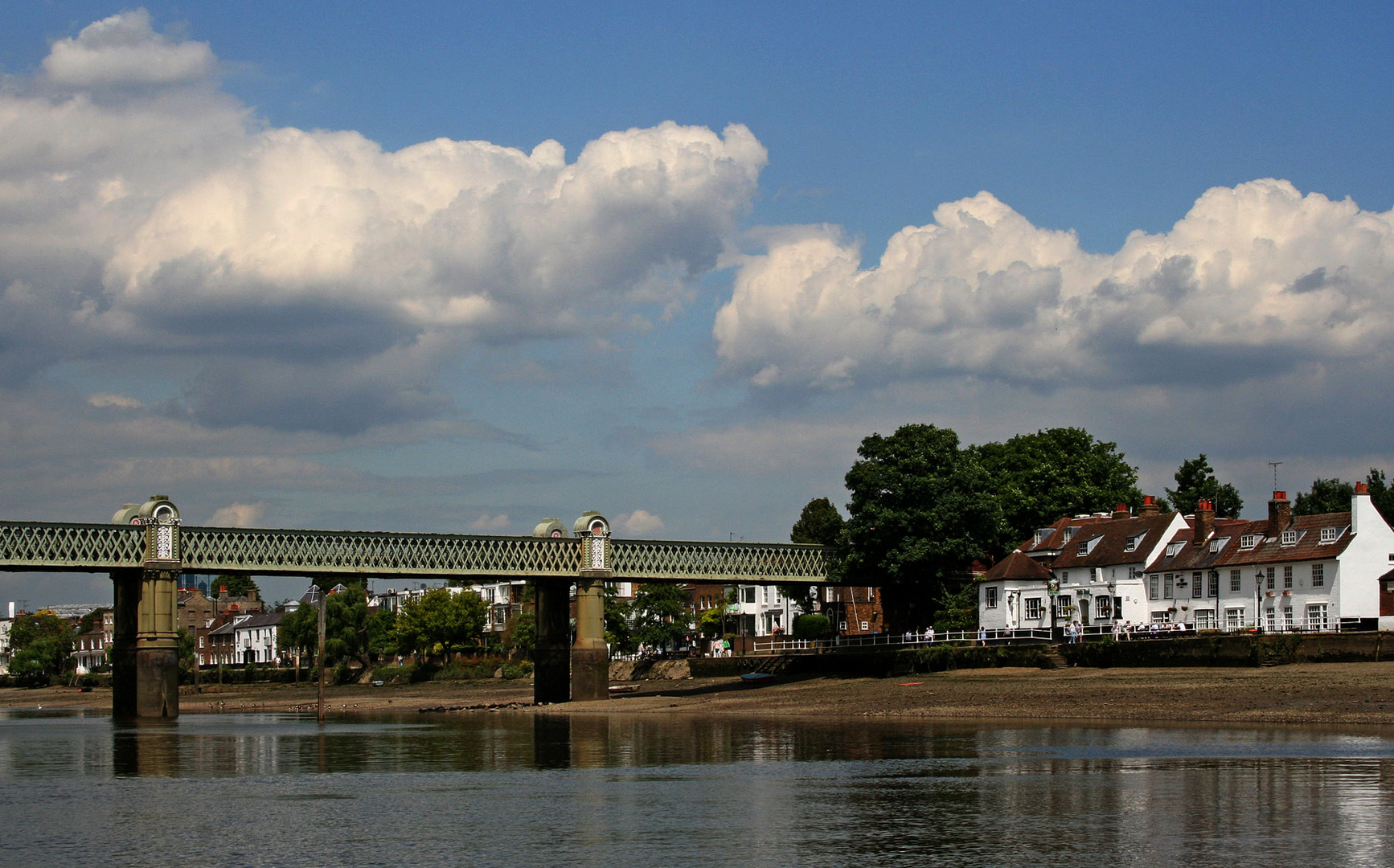 Themsefahrt von London nach Hampton Court 85: Kew Railway Bridge