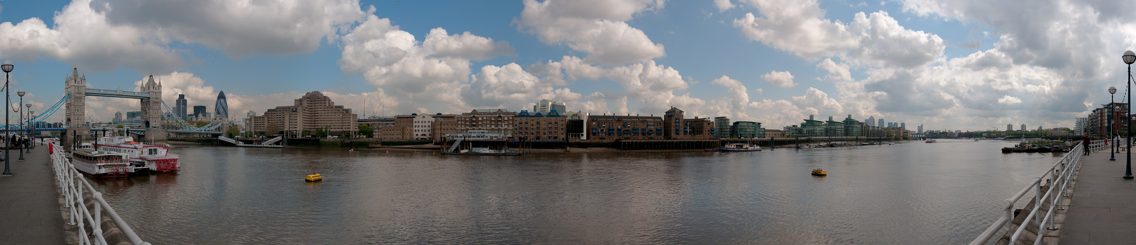 Themseufer nahe Tower Bridge