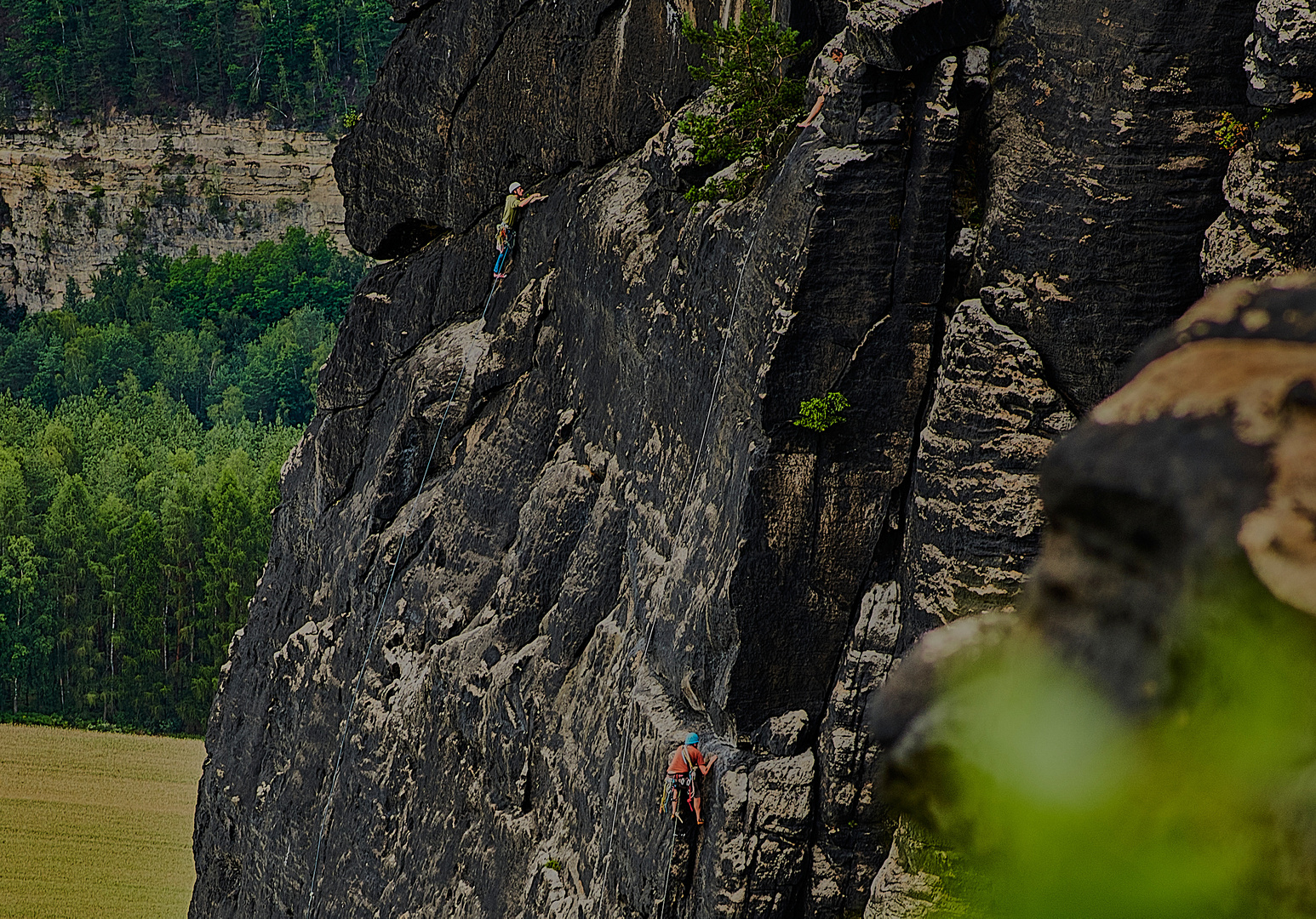 then we climb the mountain Lilienstein...