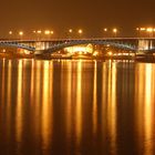 Theodor-Heuss Brücke bei Nacht