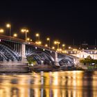 Theodor Heuss Brücke bei Nacht