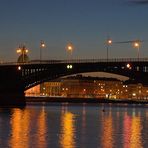 Theodor-Heuss-Brücke Wiesbaden/Mainz, Nightshot