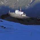 Theodulpass zwischenn Matterhorn und Breithorn...