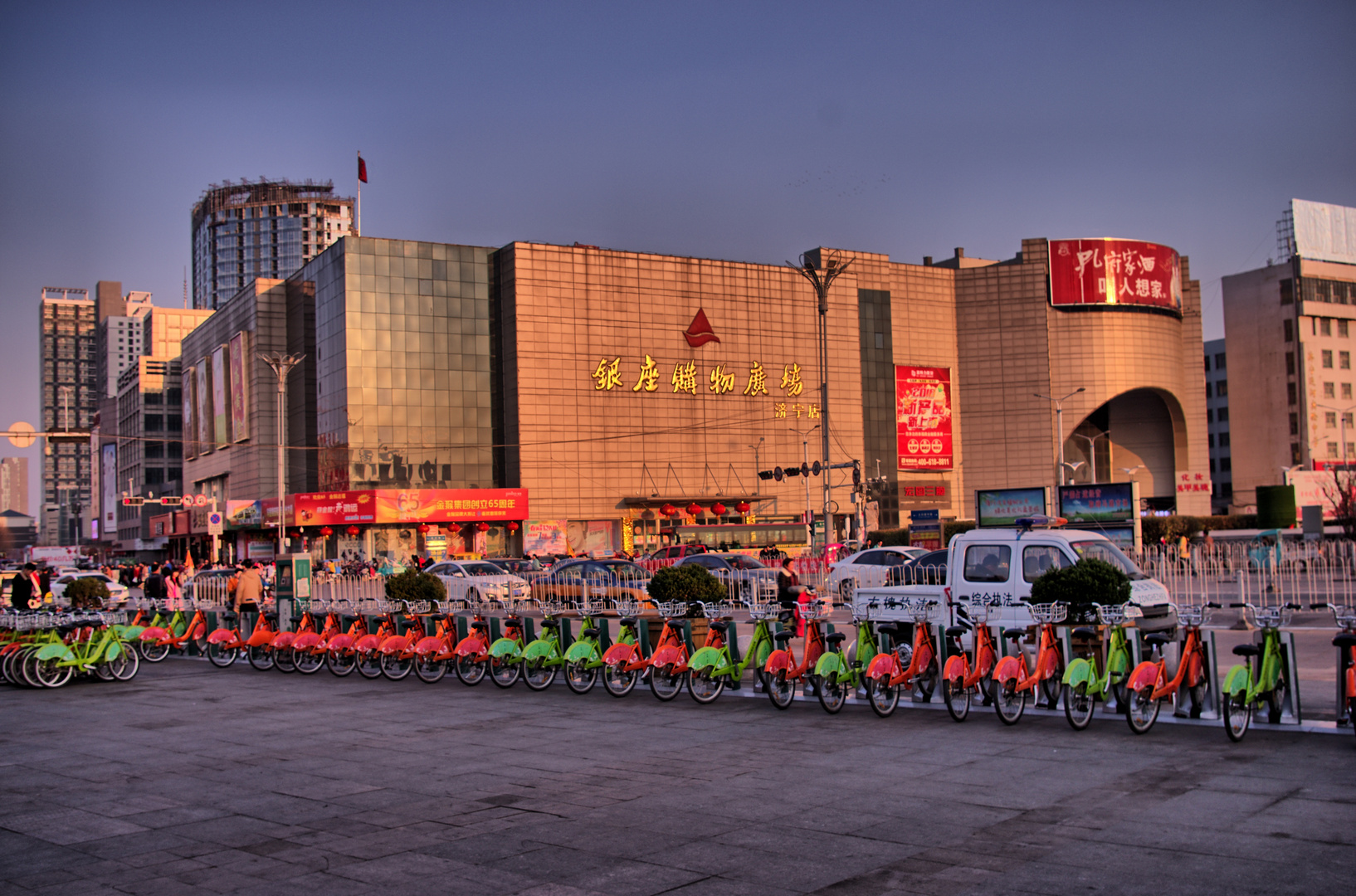 There are nine million bicycles in Jining