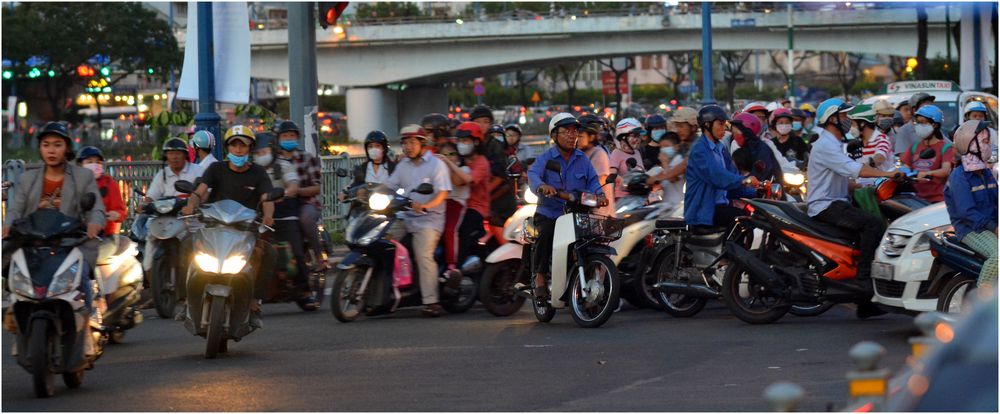 There are Nine Million Motor Bikes in Saigon