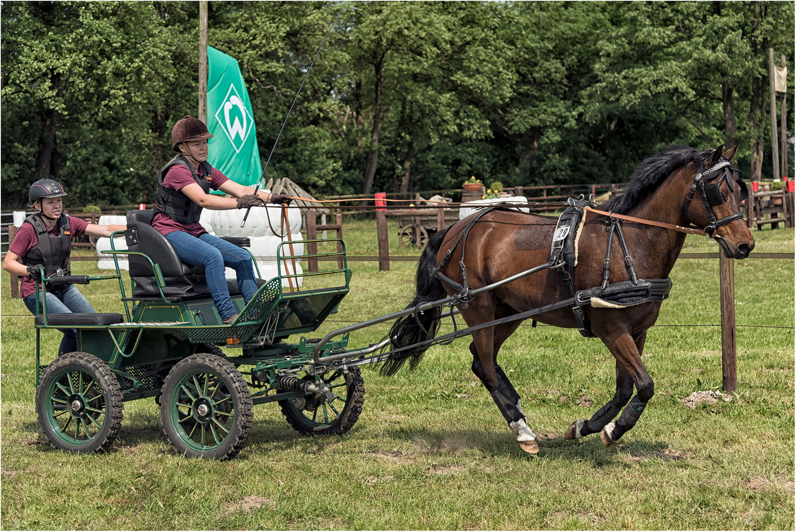 Theresa Borowski mit Dusty Z