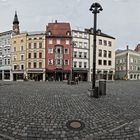 Theresienplatz am grauen Sonntag