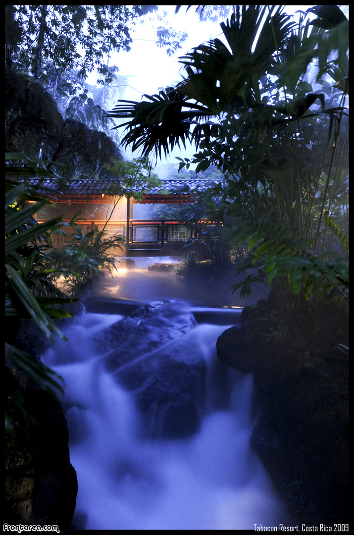 Thermal waters of Tabacon, Costa Rica