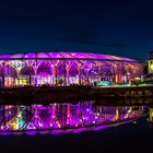 Therme am Chiemsee bei Nacht