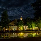 Therme bei Vollmond