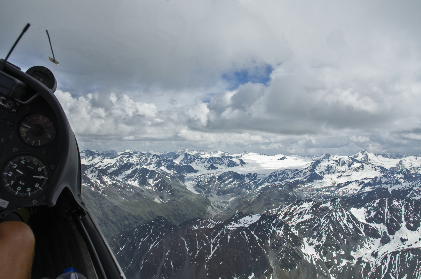 Thermikkreisen im Kaunertal