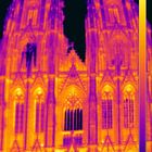 Thermografie vom Kölner Dom Wärmebildkamera