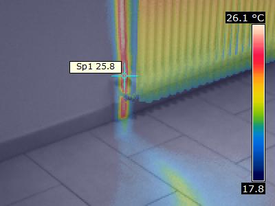 Thermografie Wärmebildkamera Leckortung