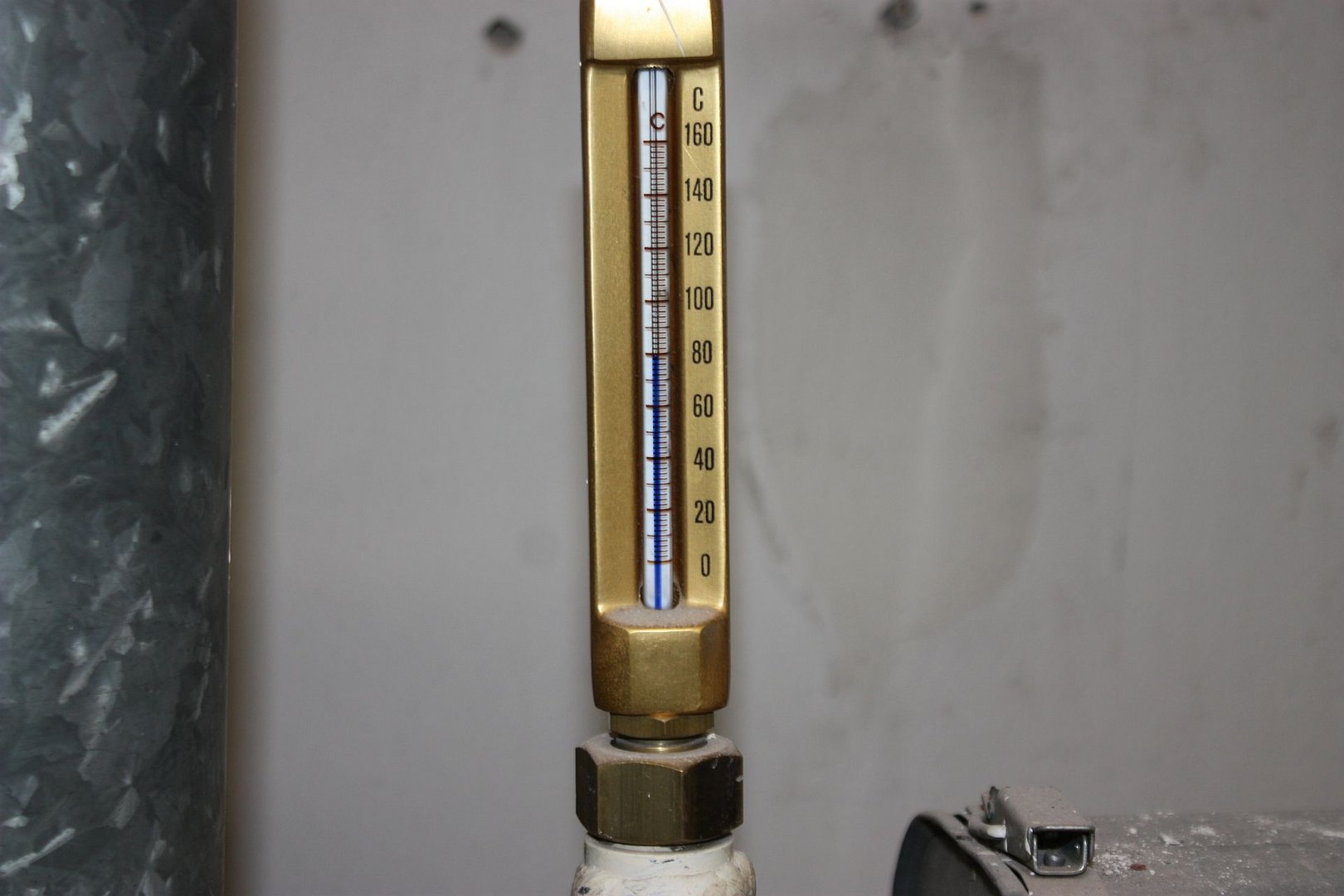 Thermometer einer Heizungsanlage