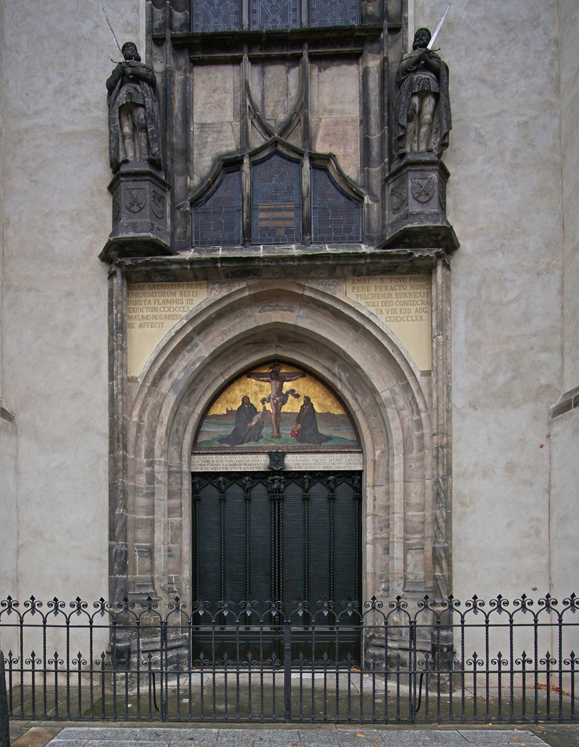 Thesentüre an der Lutherkirche