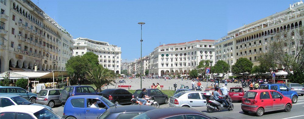 Thessaloniki - Platia-Aristotelous-Panorama