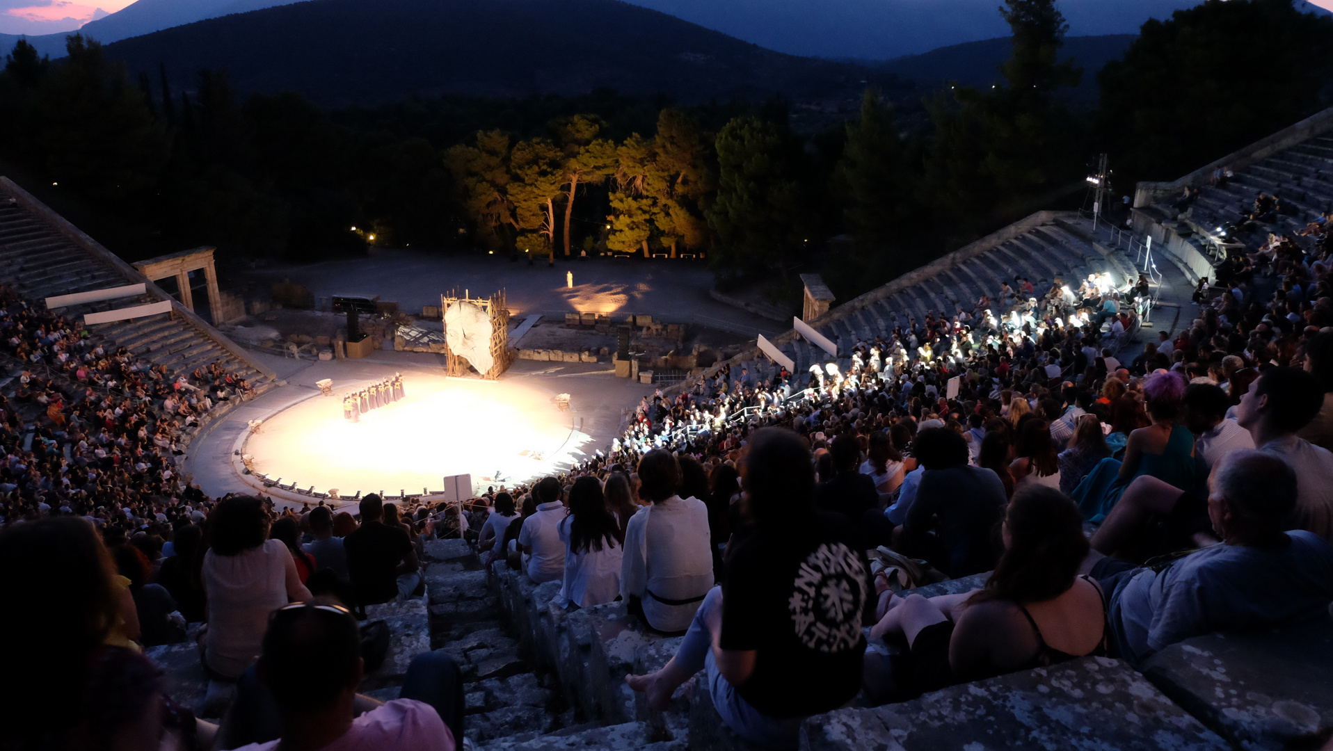 Théâtre antique d'Épidaure: Orestie d'Eschyle / Orestie von Aischylos (4)