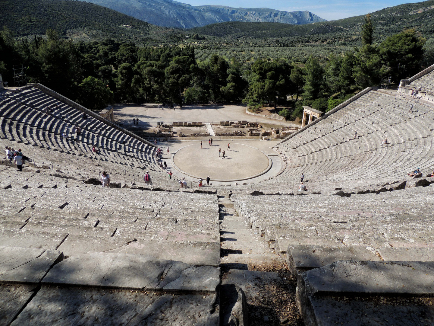 Théâtre d'Epidaure en Péloponnèse Grèce