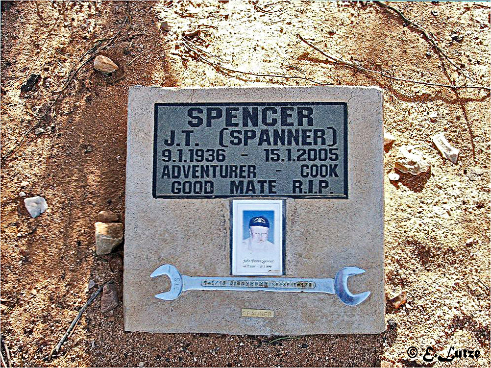 They called him Spanner***Grave Stone on the Track