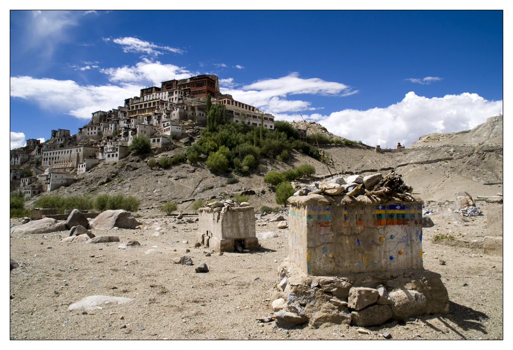 Thiksey bei Leh in Ladakh, Indien