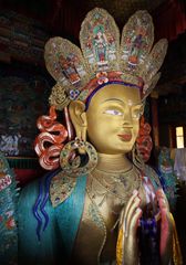 Thiksey Monastery: Buddha 15 m high