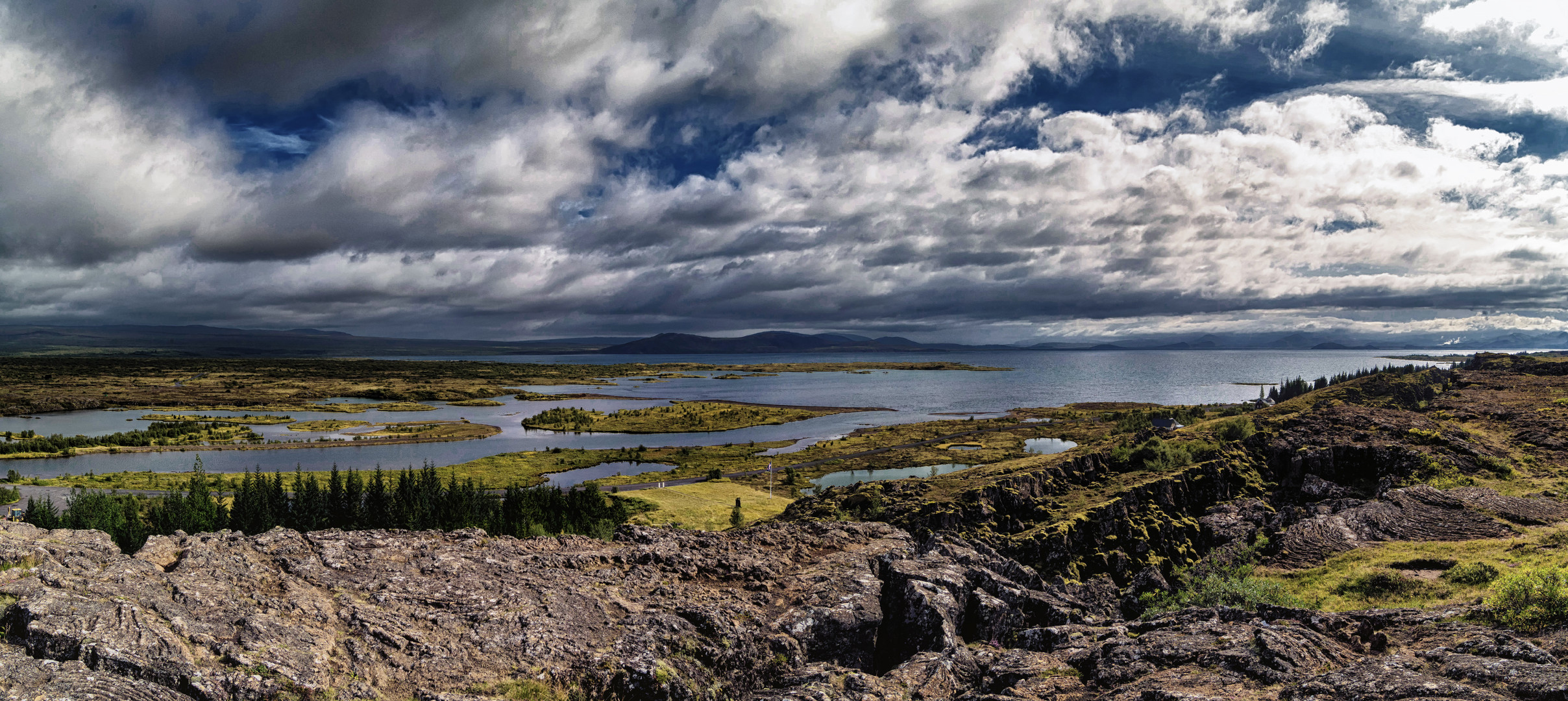 Thingvellir als Panorama