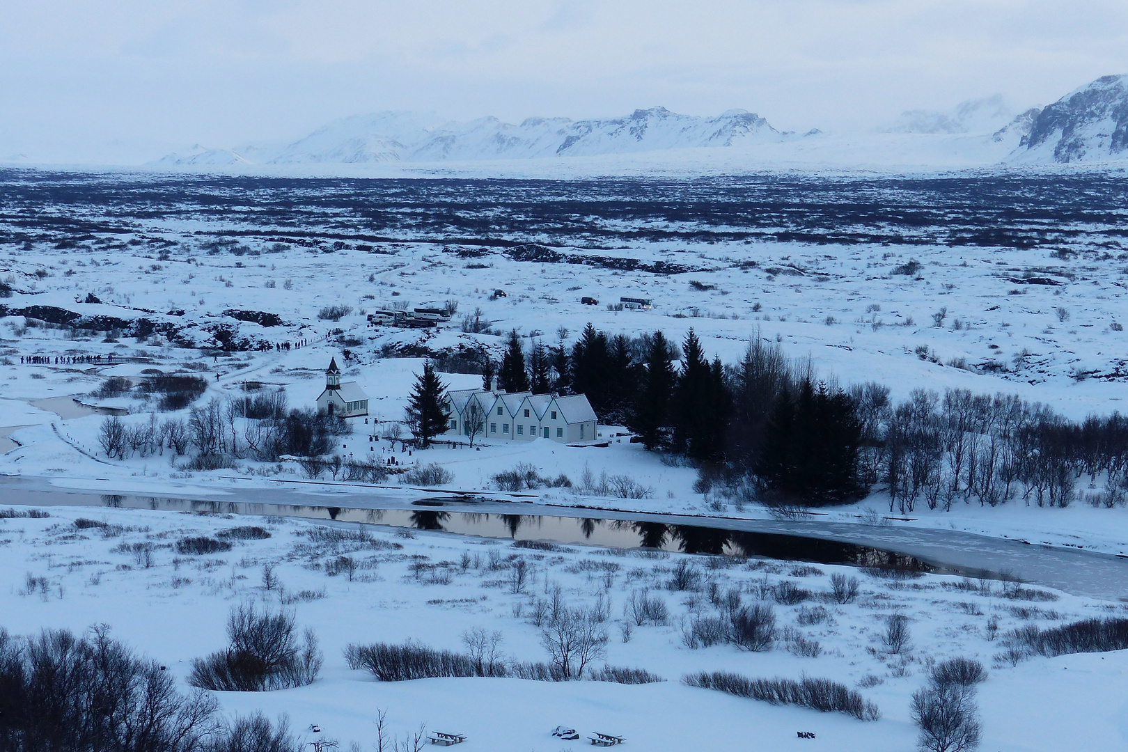 Thingvellir im Winter