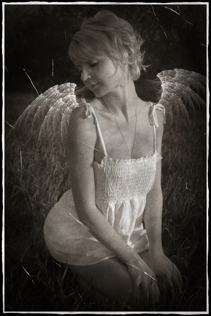 thinking angel