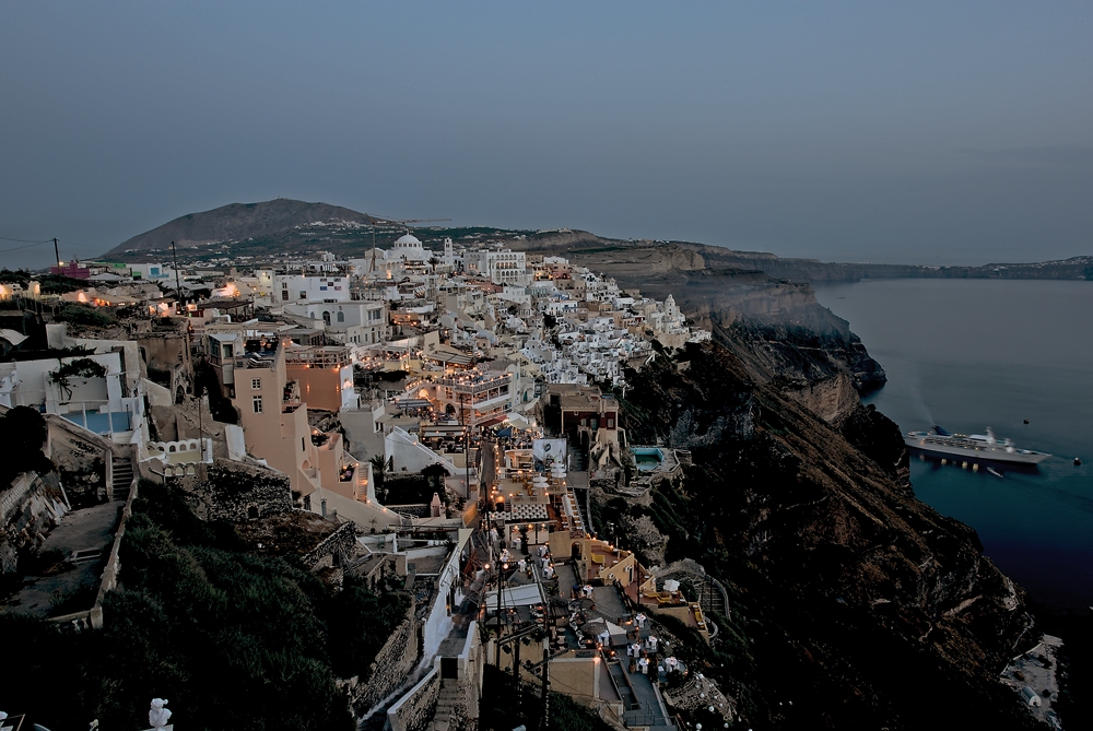 Thira after Sunset