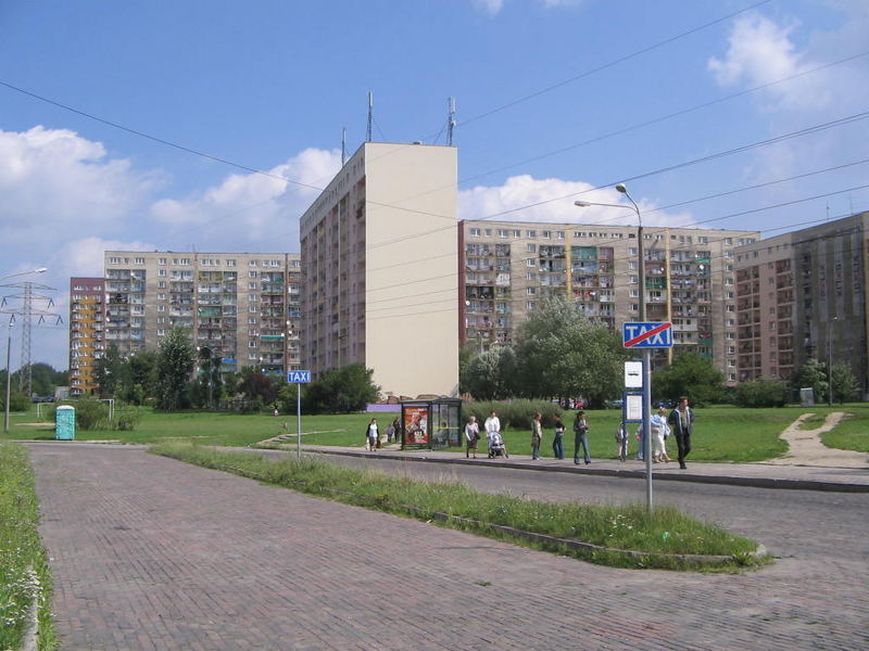 This are typical polish skyscrapers(BYTOM-Miechowice) Aug.2005