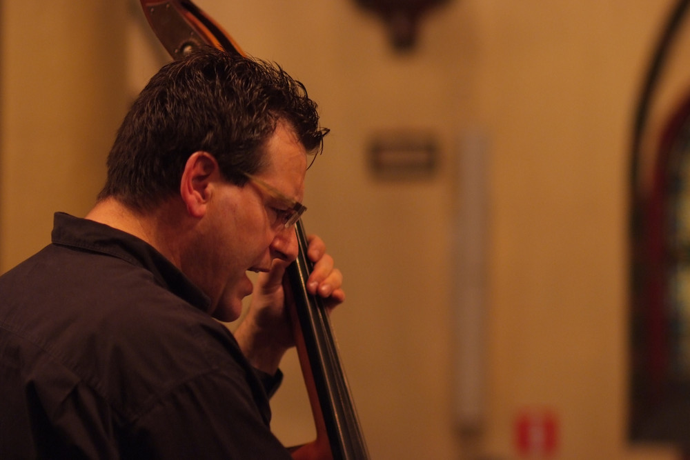 This is me playing double bass (BlueNote Jazzcombo)