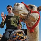 This is my son ( not the camel, the other....)