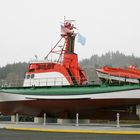 This is the pilot boat sitting in Astoria