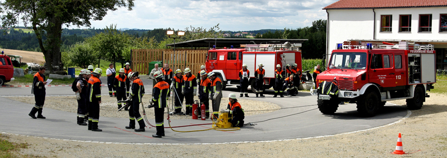 THL Übung der FFW Haag und Jahrdorf