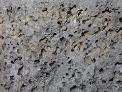 Tholeitbasalt vom Mauna Loa, Hawaii, USA - unterer Teil der Lava