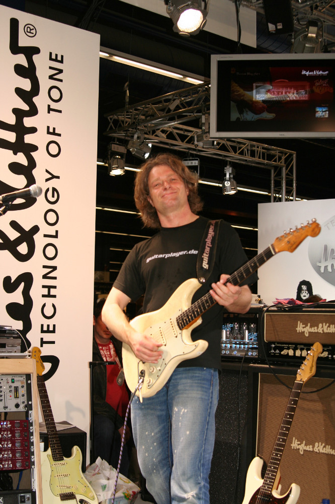 Thomas Blug auf der Musikmesse in Frankfurt 2009